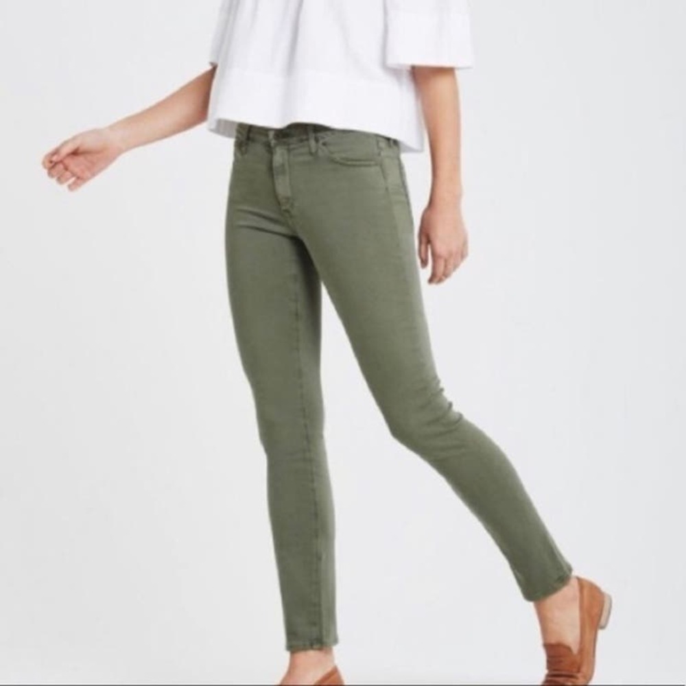 AG Adriano Goldschmied The Stevie Ankle Pant Jean Women 28R Mid Rise